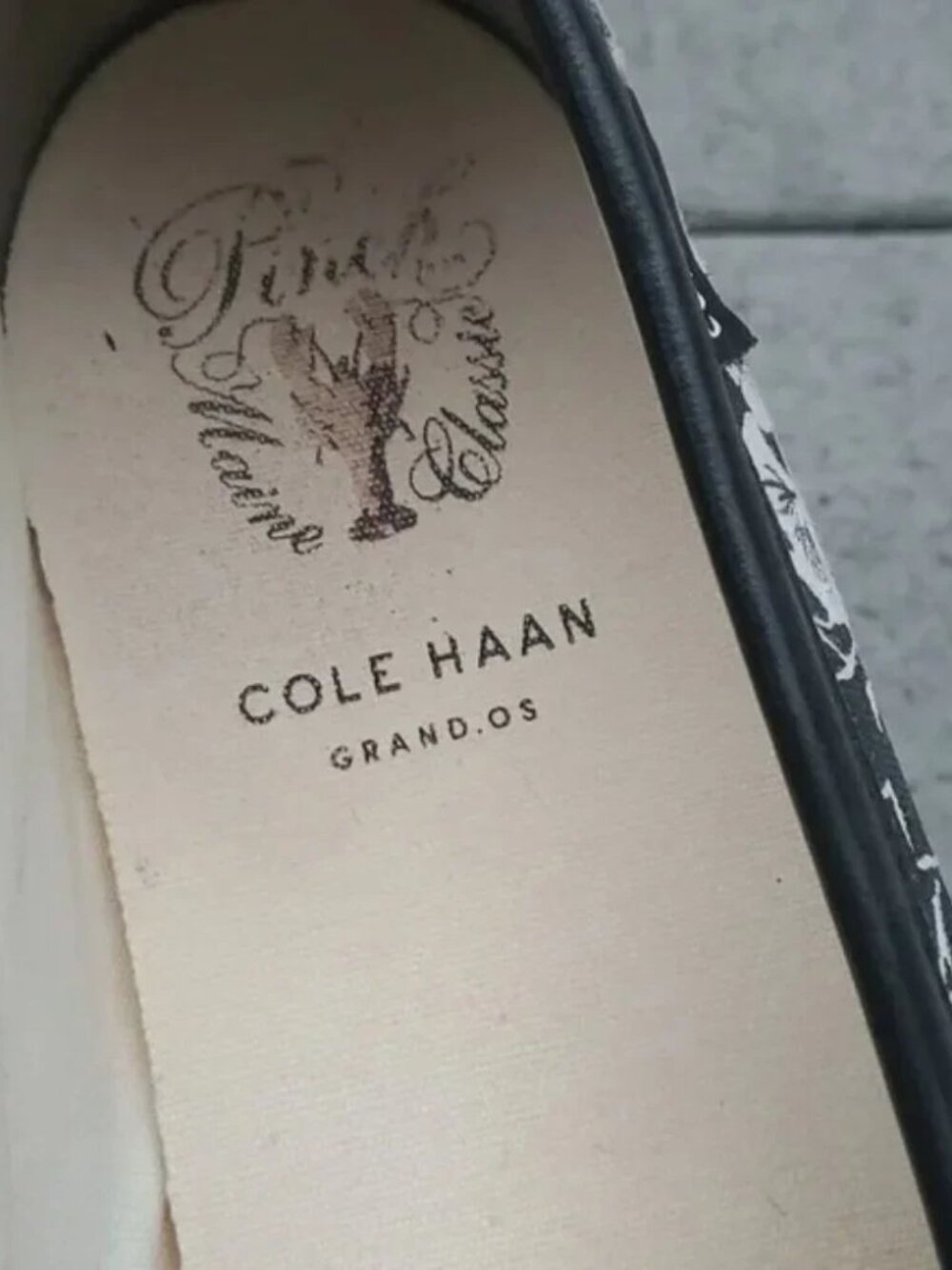 Cole Haan Pinch Weekender Floral Canvas Penny Loafer Shoes | Cole Haan Slip Ons - Picture 8 of 10